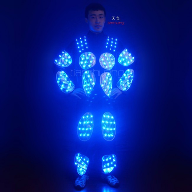 Full color led dance costume for stage performance