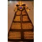 walk stilts led robot suit multicolor change