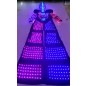 walk stilts led robot suit multicolor change